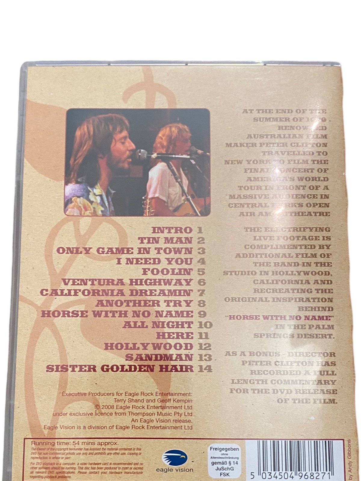 1531 Eagle Rock Entertainment Ltd. AMERICA - A FILM BY PETER CLIFTON - LIVE