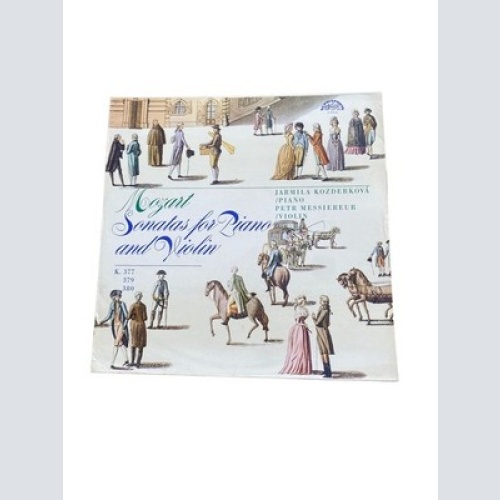 4010 W. A. Mozart SONATAS FOR PIANO AND VIOLIN VINYL HÖRBUCH