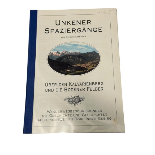 8714 Christine Becker UNKENER SPAZIERGÄNGE. ÜBER DEN KALVARIENBERG UND DIE