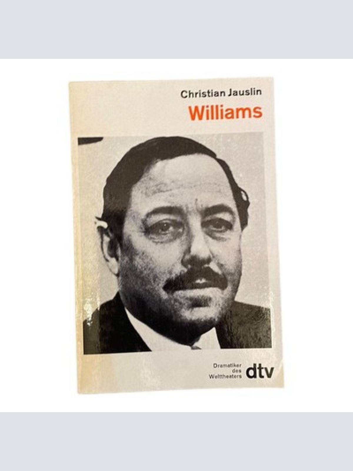458 Christian Jauslin TENNESSEE WILLIAMS +Abb + SIGNATUR