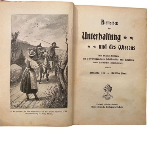 1446 2 x BIBLIOTHEK DER UNTERHALTUNG UND DES WISSENS Band 7 + 12 HC