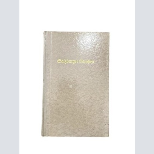 2666 Martin SALZBURGER STRASSEN VERZ D STRAßEN PLÄTZE WEGE U ERKLÄRG IHRER NAMEN