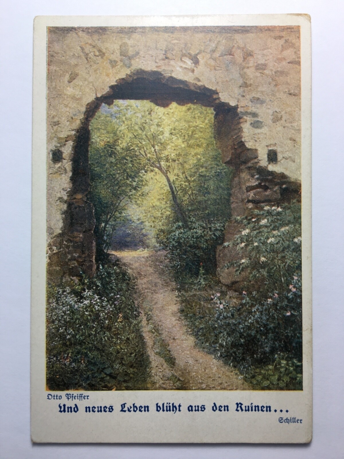 Deutscher Schulverein - Neues Leben blüht (O. Pfeiffer) / Künstlerkarte 30152 TH