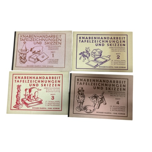 8985 Richard Kladiva KNABENHANDARBEIT. 4 HEFTE