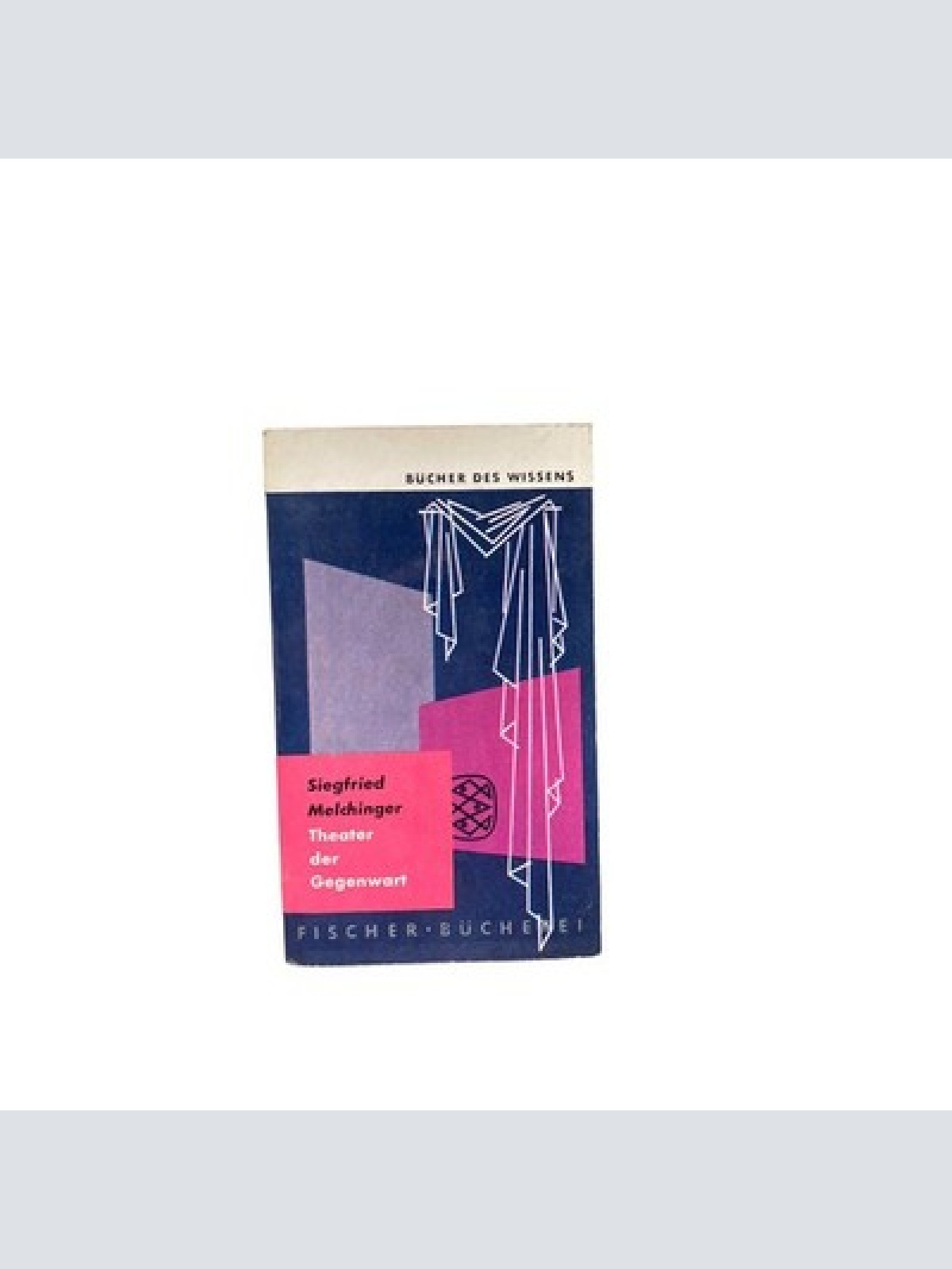 4405 Siegfried Melchinger THEATER DER GEGENWART, Fischer Verlag