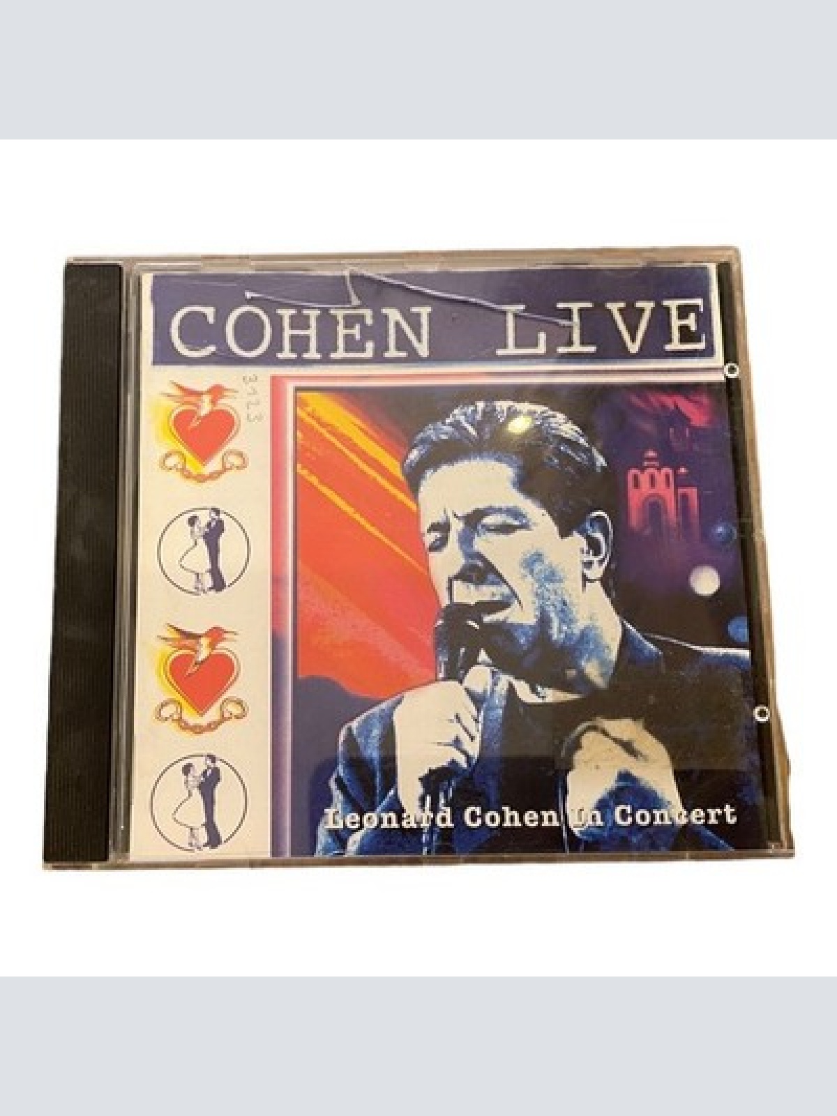 3123 Leonard Cohen COHEN LIVE - LEONARD COHEN IN CONCERT HC +Ilus