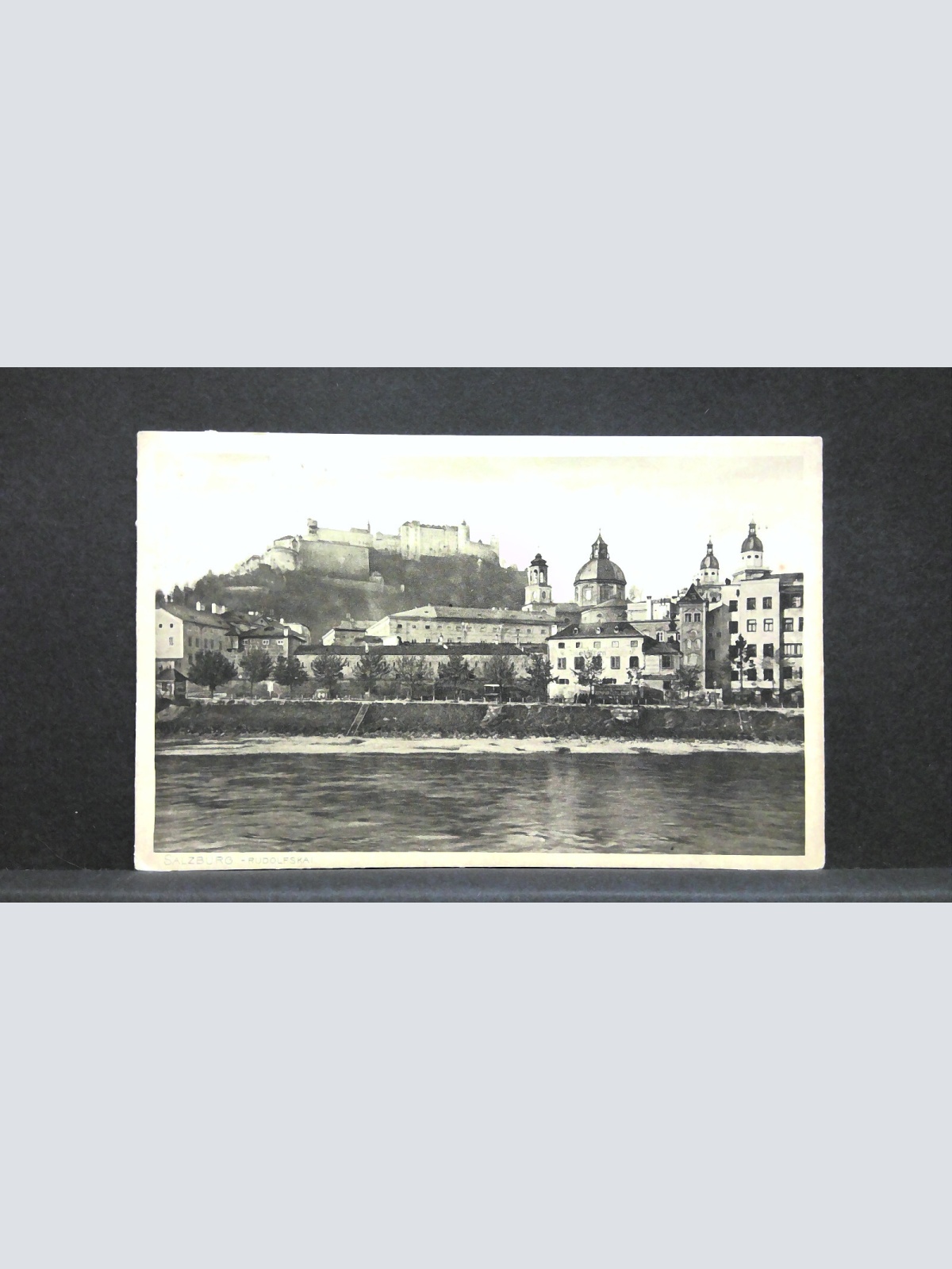 Salzburg Rudolfskai Salzach Festung Hohensalzburg JW165809