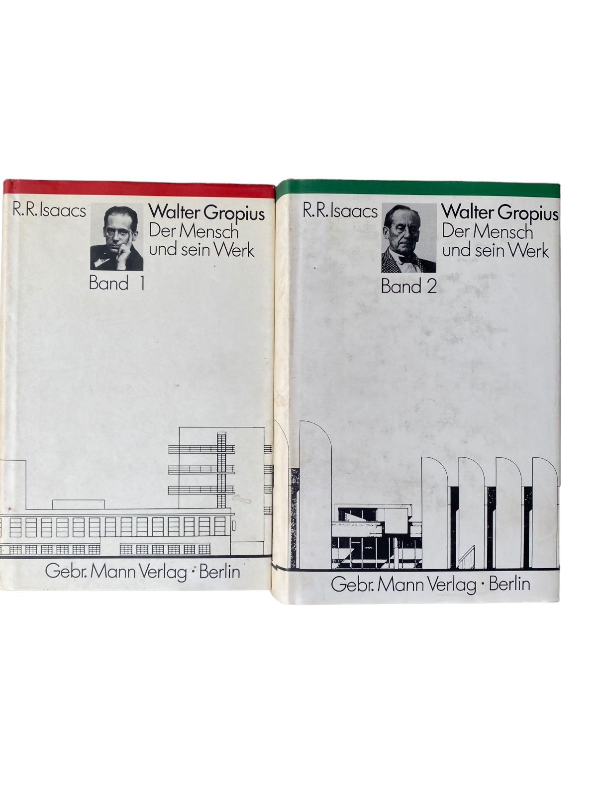 2739 Isaacs WALTER GROPIUS BAND 1 UND BAND 2 HC +Abb 2 Bde