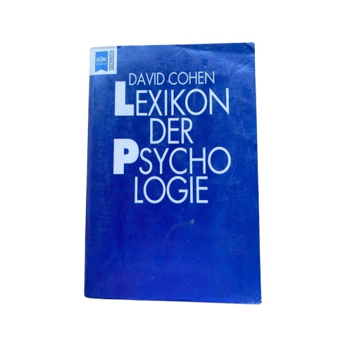 David Cohen LEXIKON DER PSYCHOLOGIE Namen - Daten - Begriffe +Abb