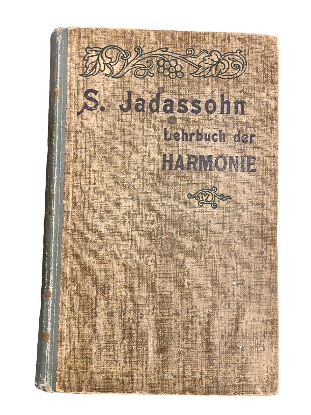 2711 S. Jadassohn LEHRBUCH DER HARMONIE 1918 HC + Abb