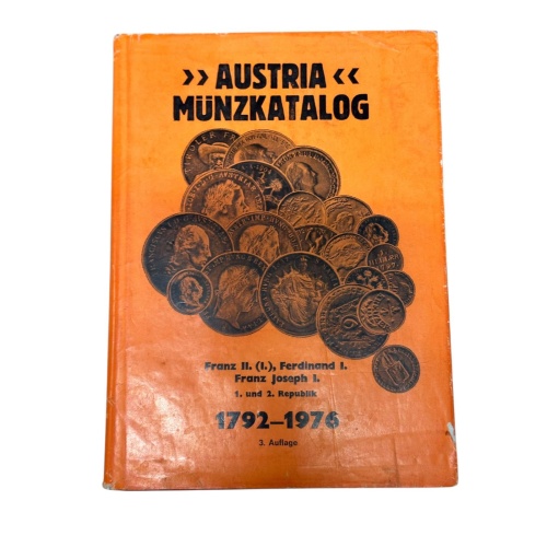 9257 "AUSTRIA"-MÜNZKATALOG 1792 - 1976 HC +Abb