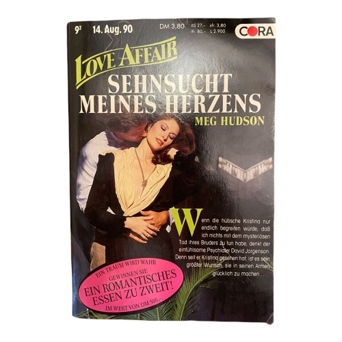 839 Meg Hudson LOVE AFFAIR - SEHNSUCHT MEINES HERZENS ROMAN
