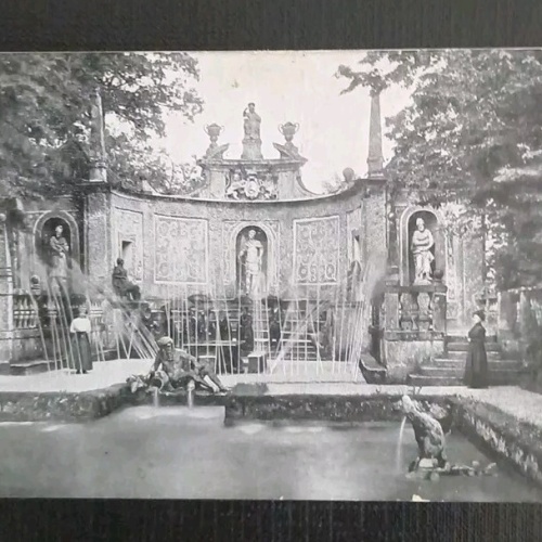 Salzburg Schloss Hellbrunn Tischgrotte 600374A gr K