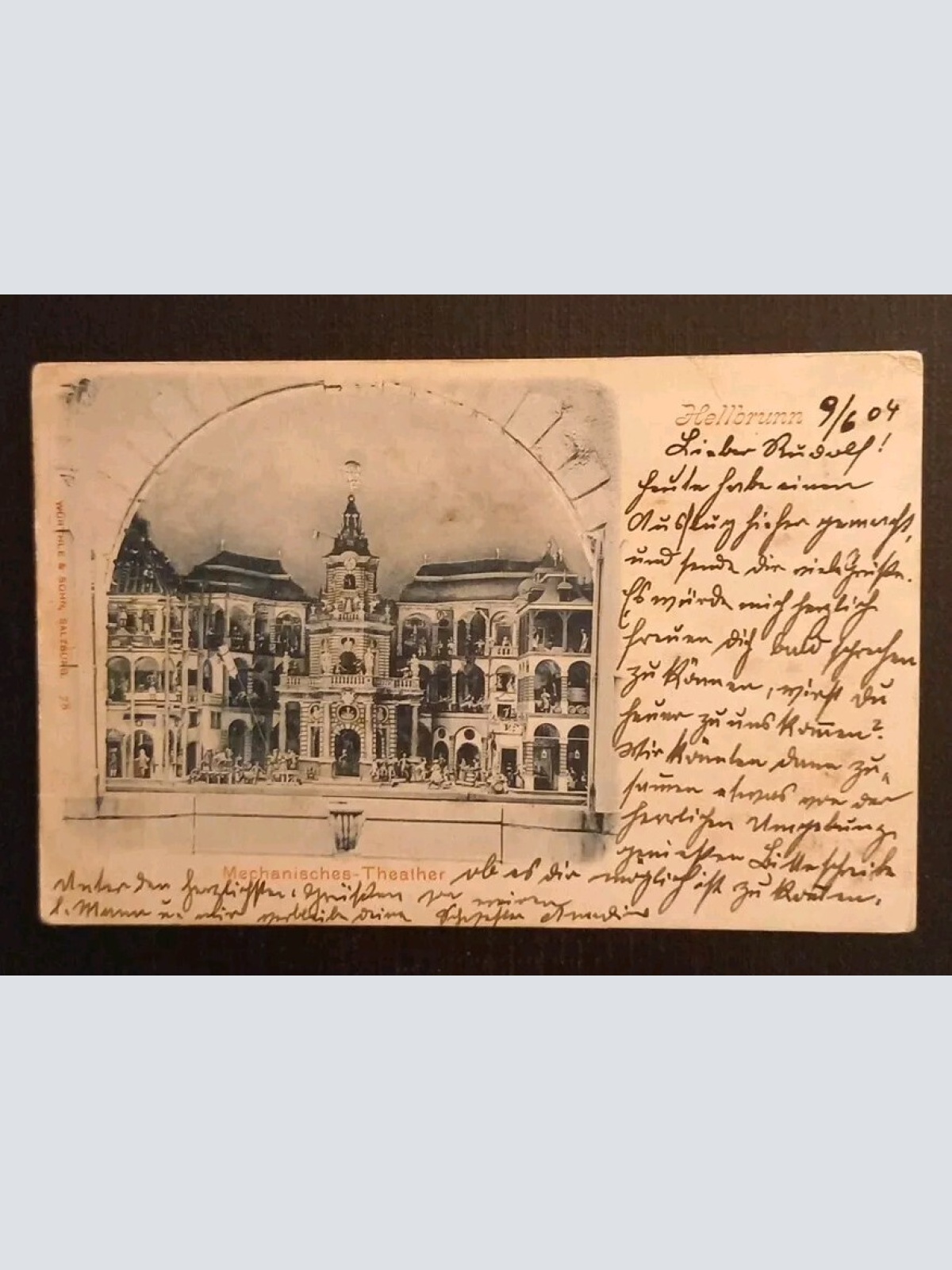 Salzburg Hellbrunn Mechanisches Theater 165924 gr K