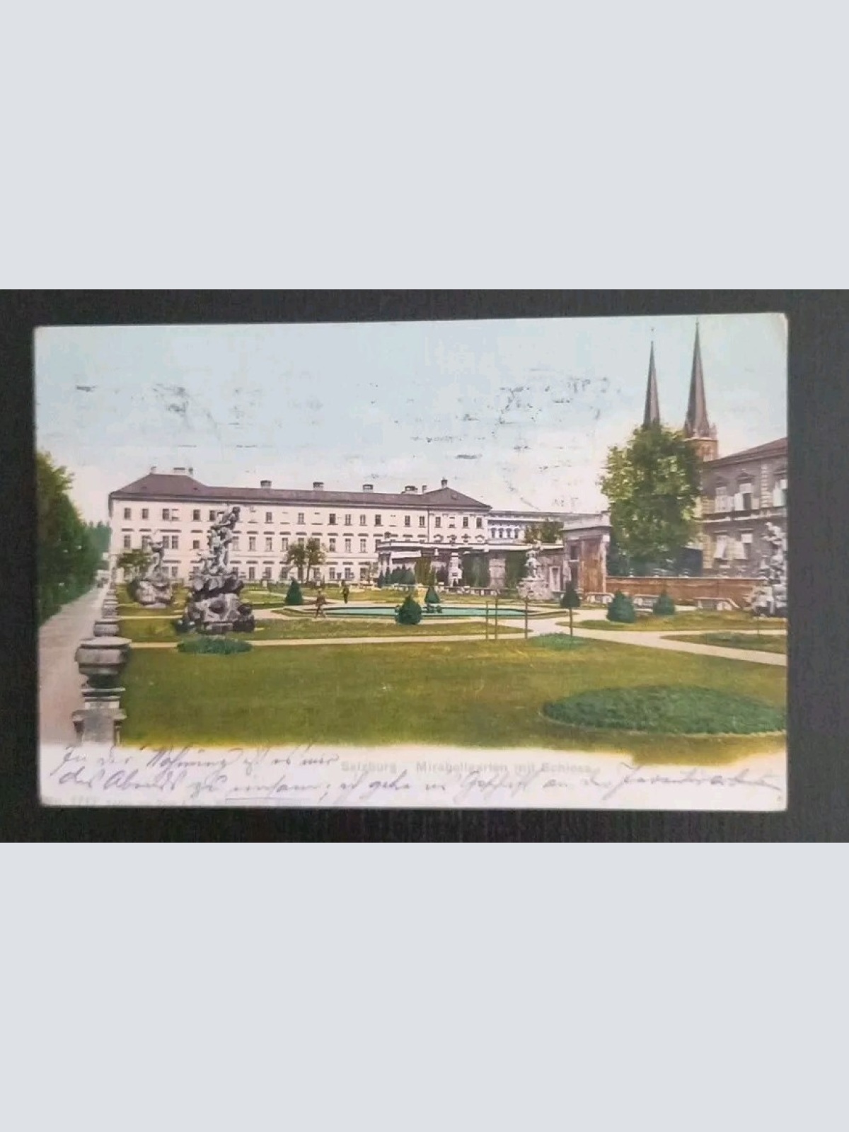 Salzburg Mirabellgarten Mit Schloss 600399A gr K