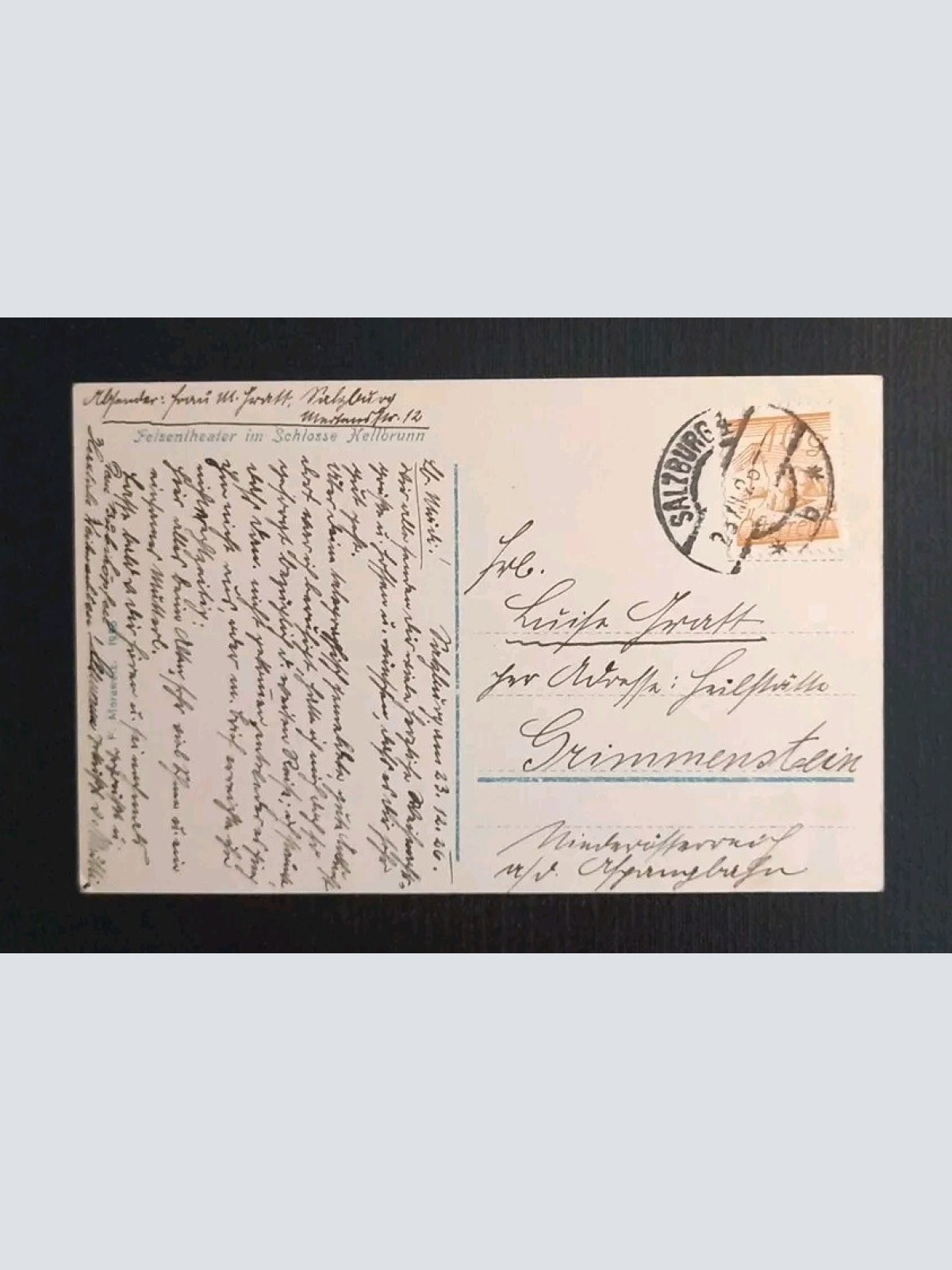 Salzburg Hellbrunn Steintheater 600343A gr K