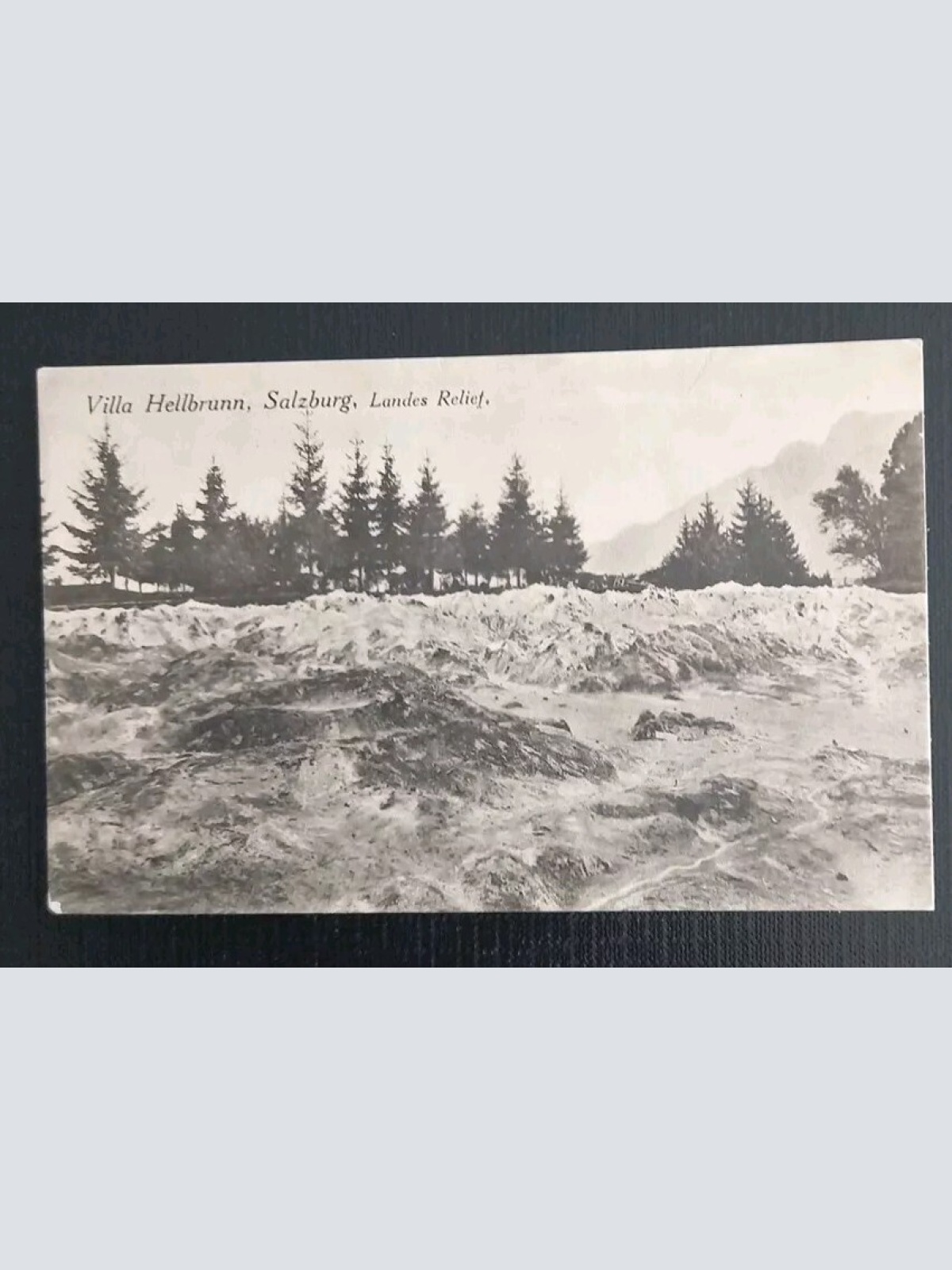 Salzburg Villa Hellbrunn Landes Relief 600325A gr K