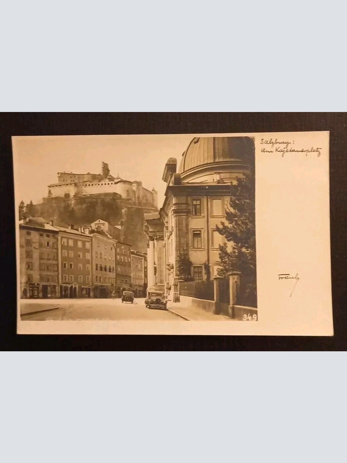 Salzburg Altstadt Kajetanerplatz 165899 gr K