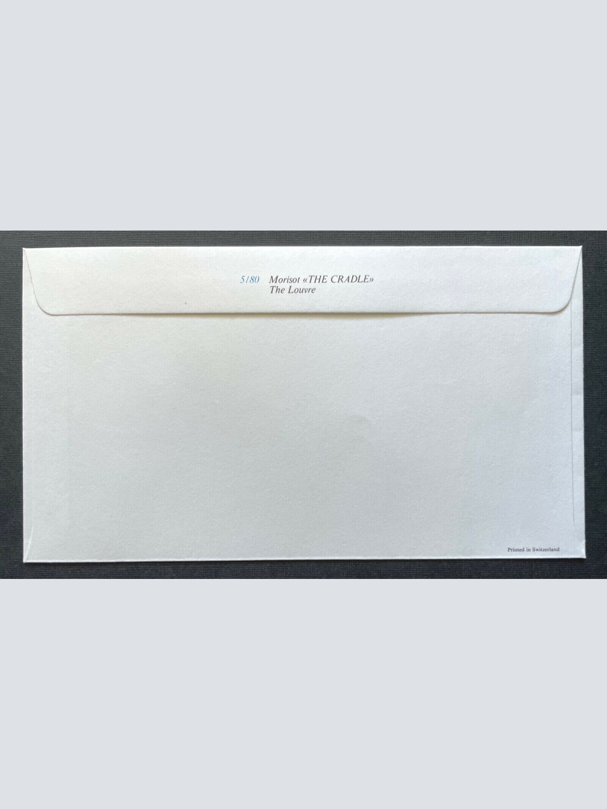 Brief Unicef FDC Flagge France Morisot The Cradle Louvre ca.16,5x9,2cm 410312 PR