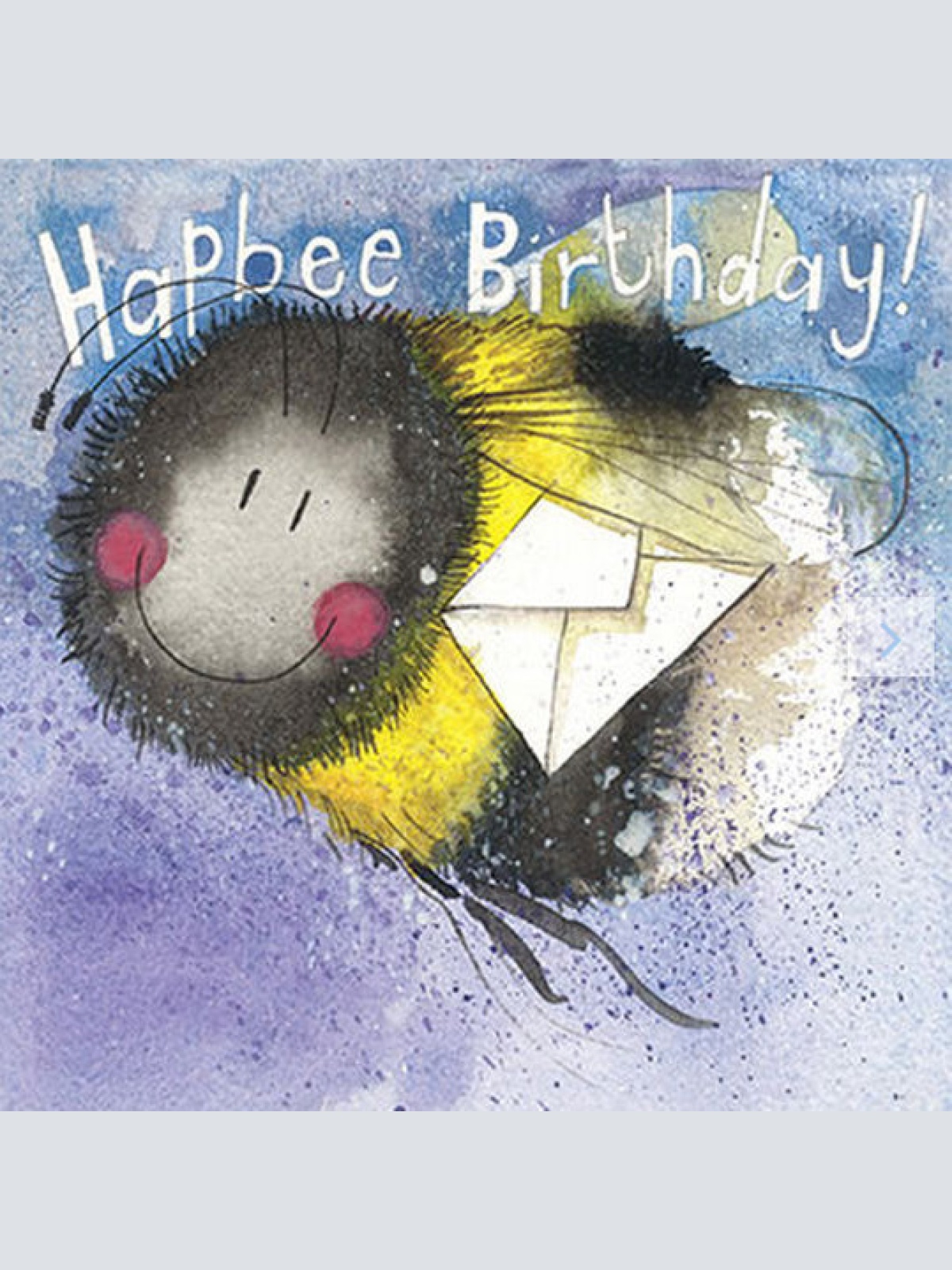 Alex Clark Biene Birthday Bee zum Geburtstag  140x140 mm incl. Umschlag  0016
