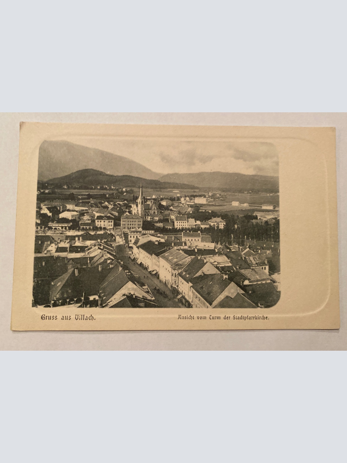 Gruß aus Villach Kärnten Ansicht vom Turm 410400