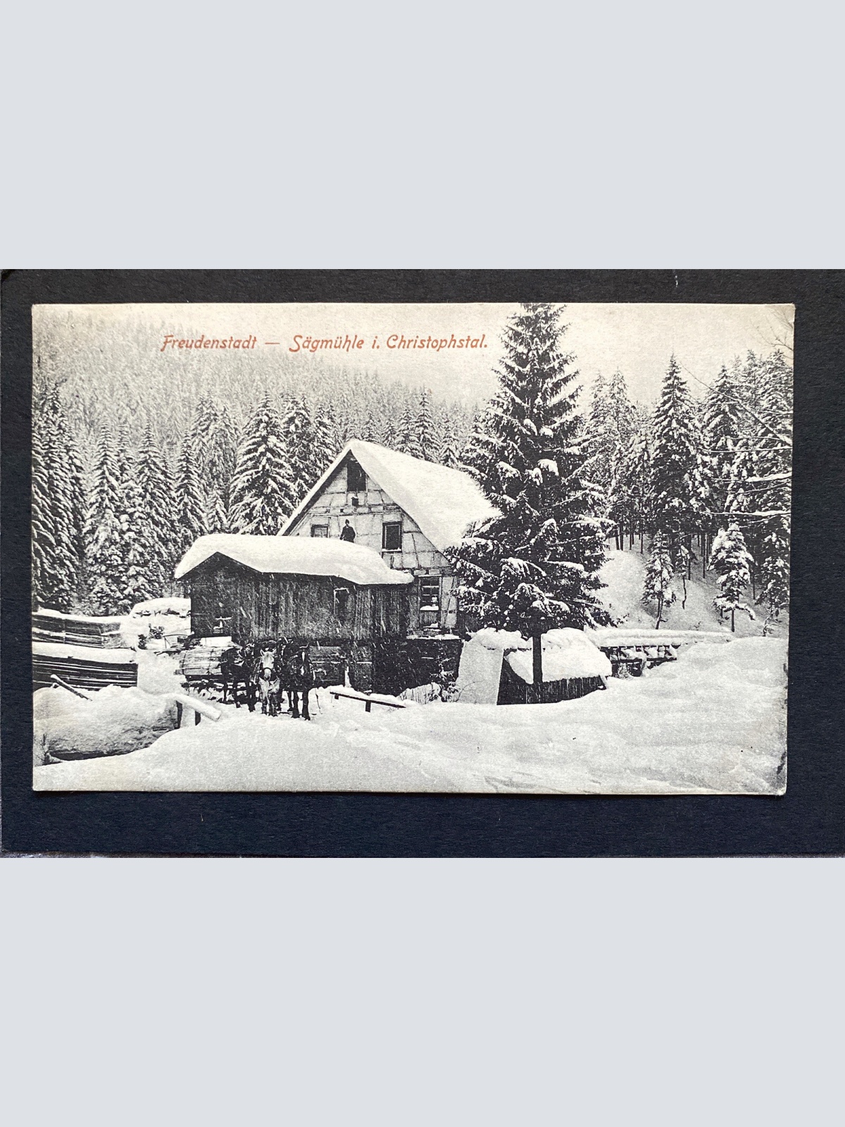 Freudenstadt Sägemühle im Christophstal Säge 80244