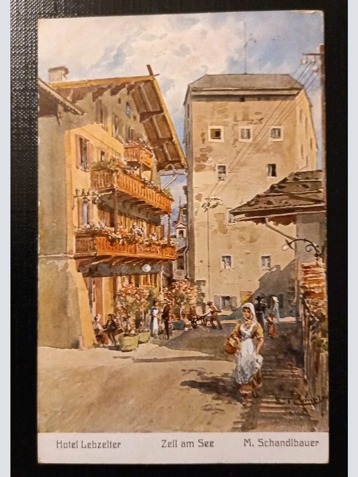 Hotel Lebzelter Zell Am See M. Schandlbauer Salzburg Gr1 J 5584