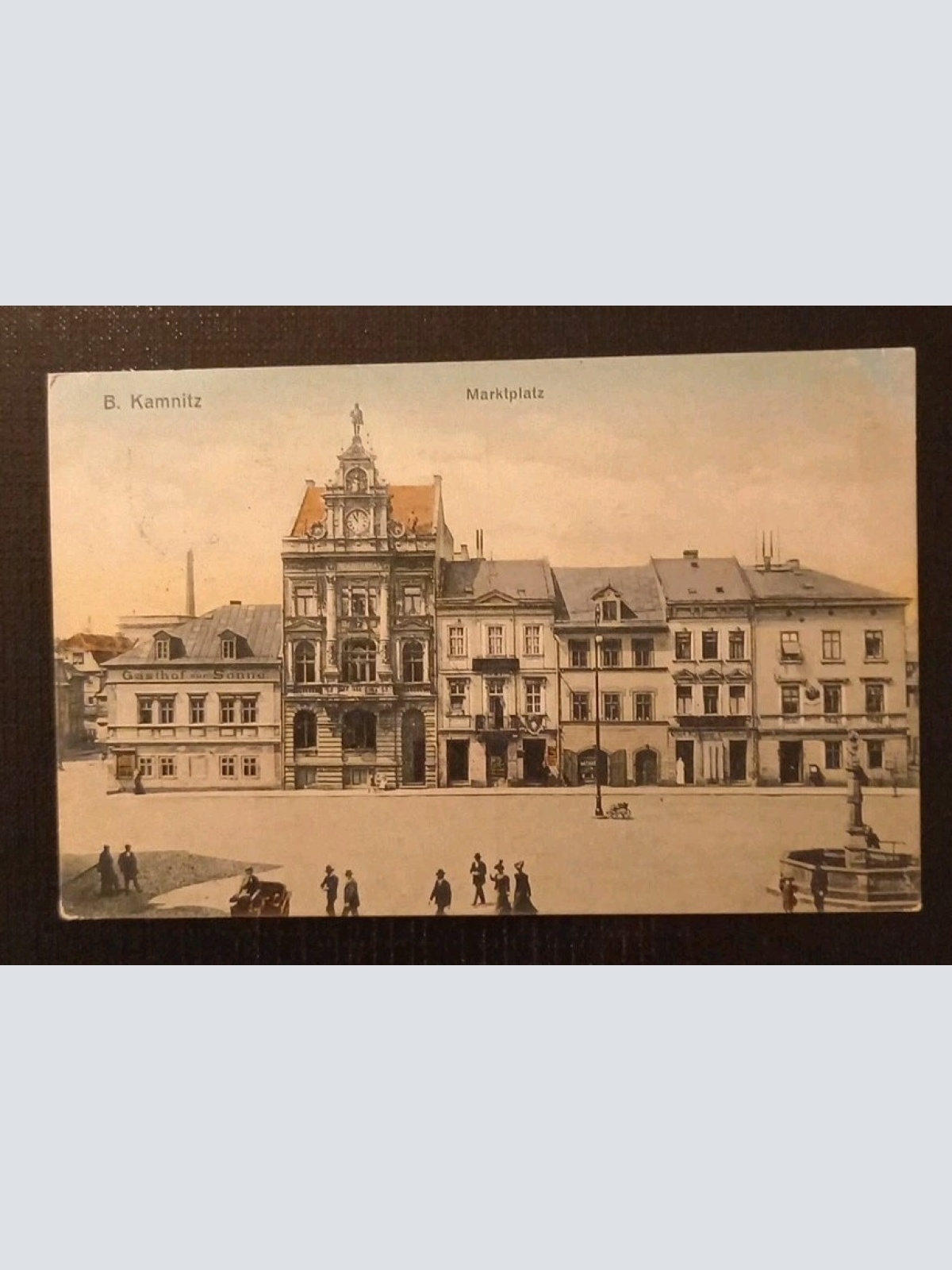 Česká Kamenice Kamnitz Marktplatz Děčín  Ústecký kraj   Böhmen Gr1 J 5564