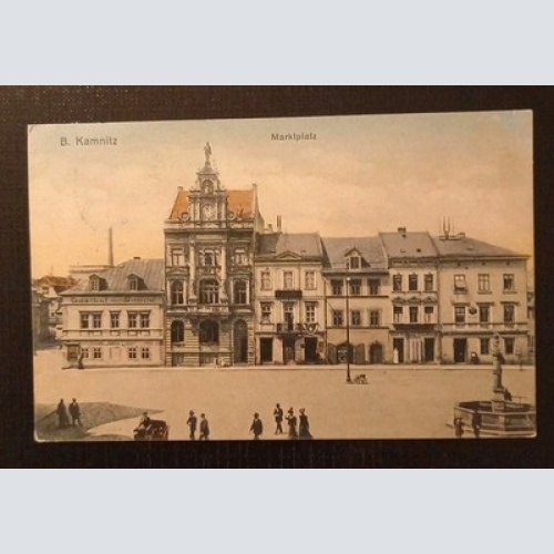 Česká Kamenice Kamnitz Marktplatz Děčín  Ústecký kraj   Böhmen Gr1 J 5564