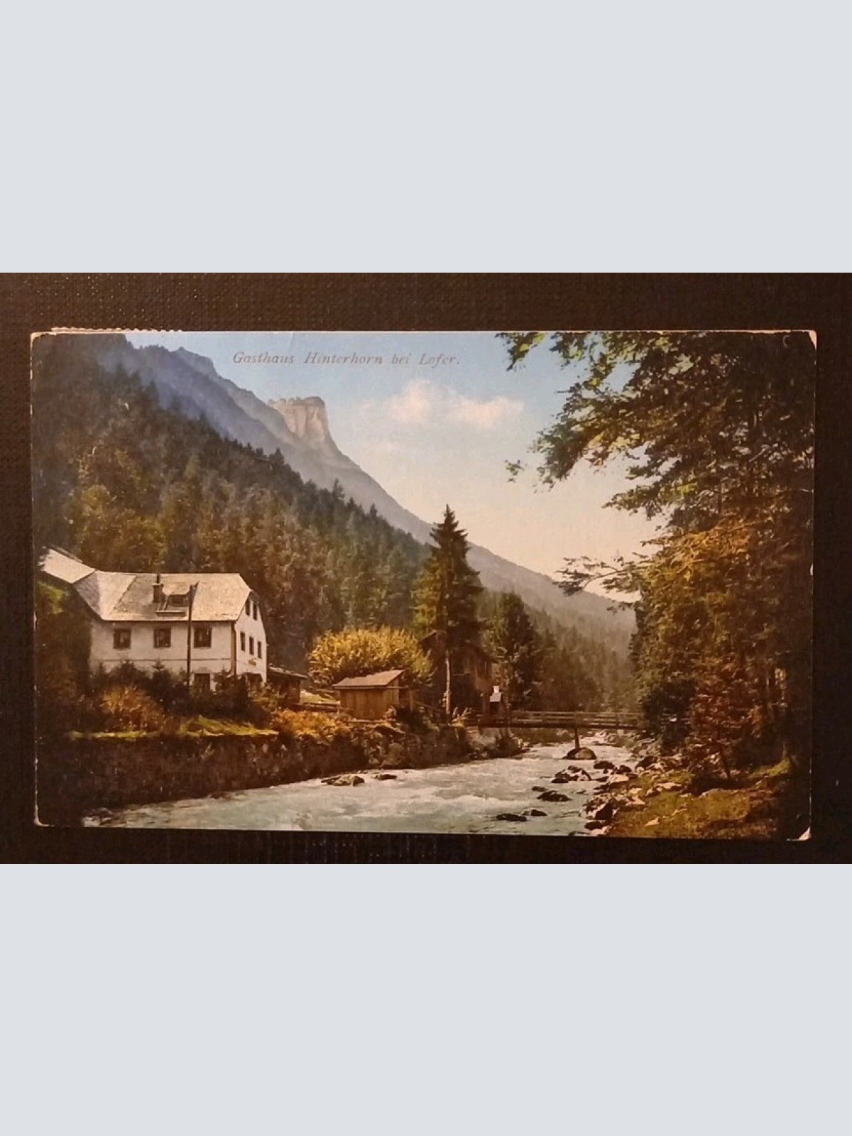 Gasthaus Hinterhorn Bei Lofer Salzburg  Gr1 J 5581