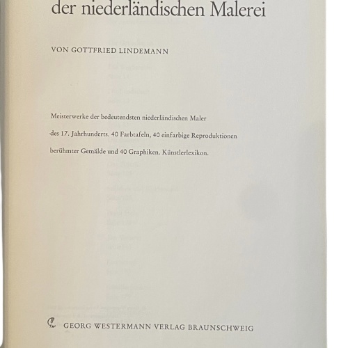 1608 Lindemann DAS GOLDENE ZEITALTER DER NIEDERLÄNDISCHEN MALEREI JAHRHUNDERTS