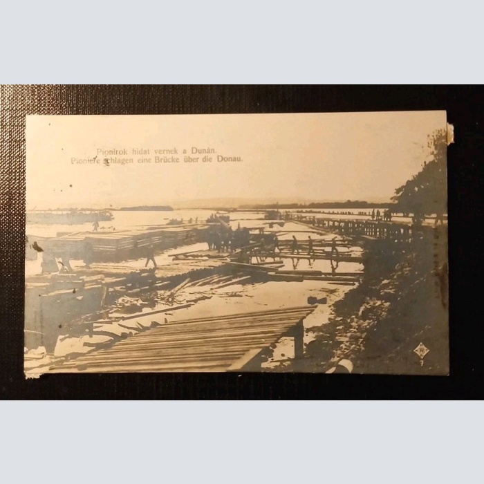 Pioniere Schlagen Eine Brücke Über Die Donau 170087 H Gr