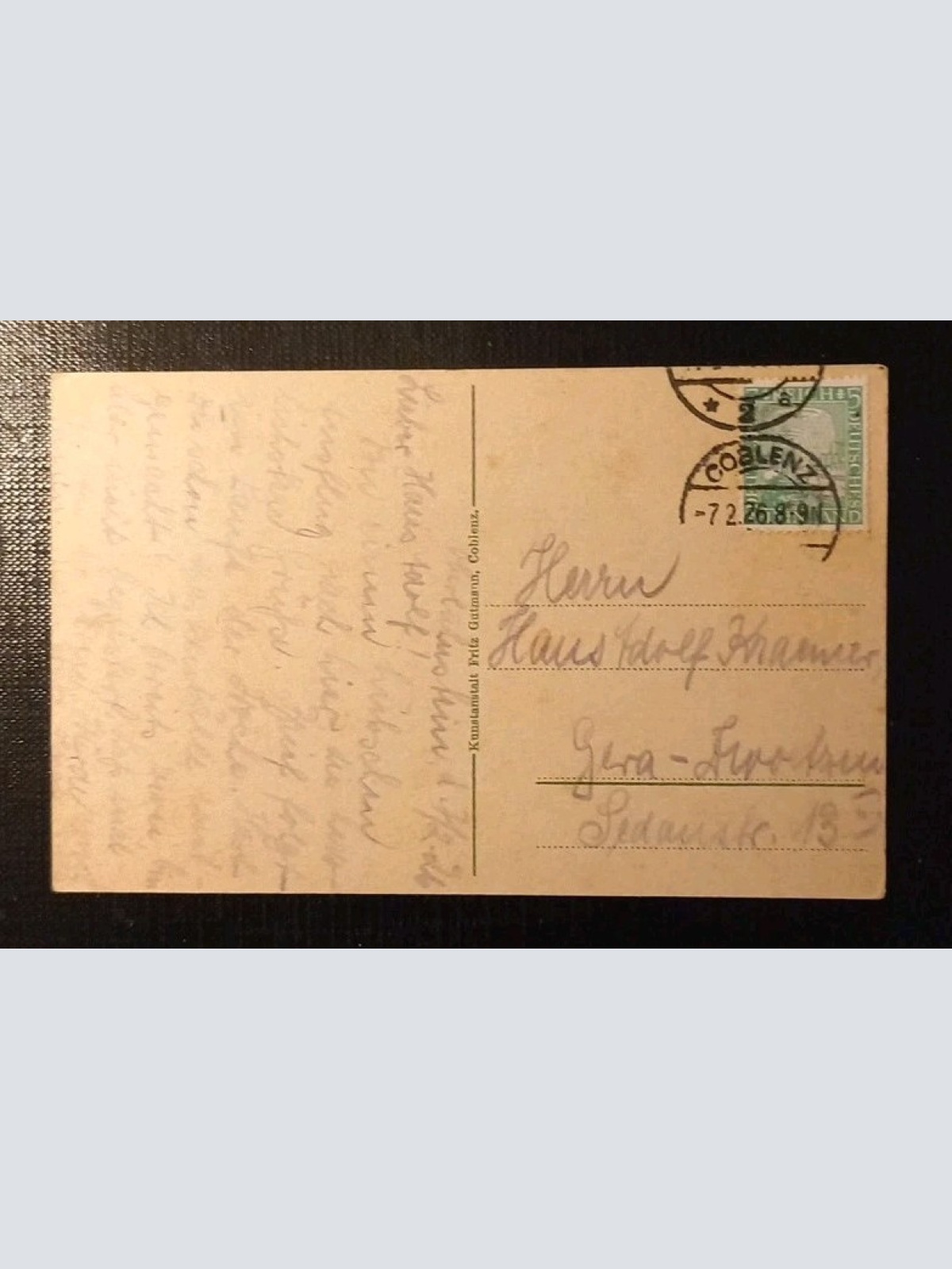 Rheinland-Pfalz Schloß Lahneck 180264 H Gr