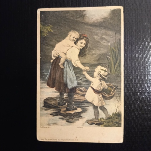 Mädchen mit zwei Kindern, Fest halten 402271 gr