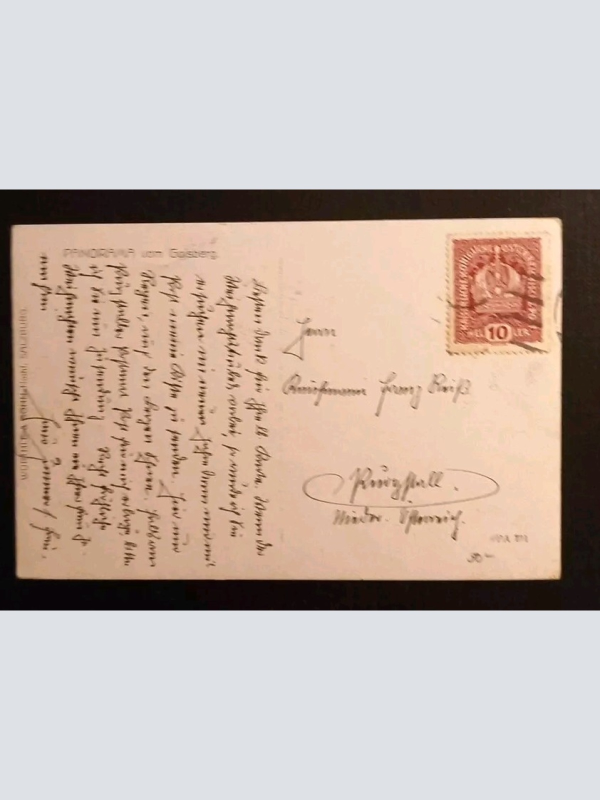 Salzburg Panorama Vom Gaisberg 600693A gr K