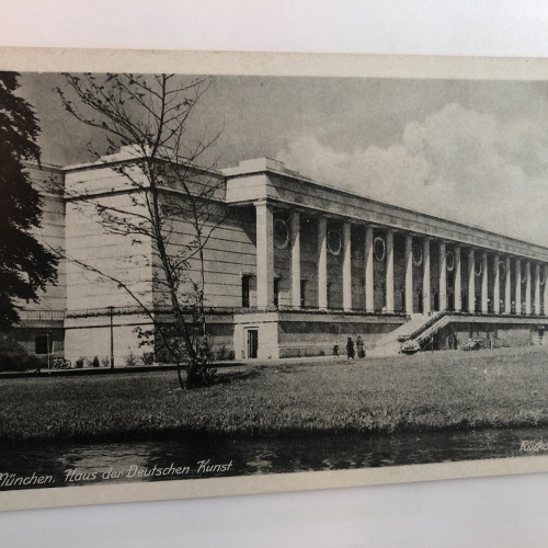 München. Haus der deutschen Kunst (Rückenansicht) 20403