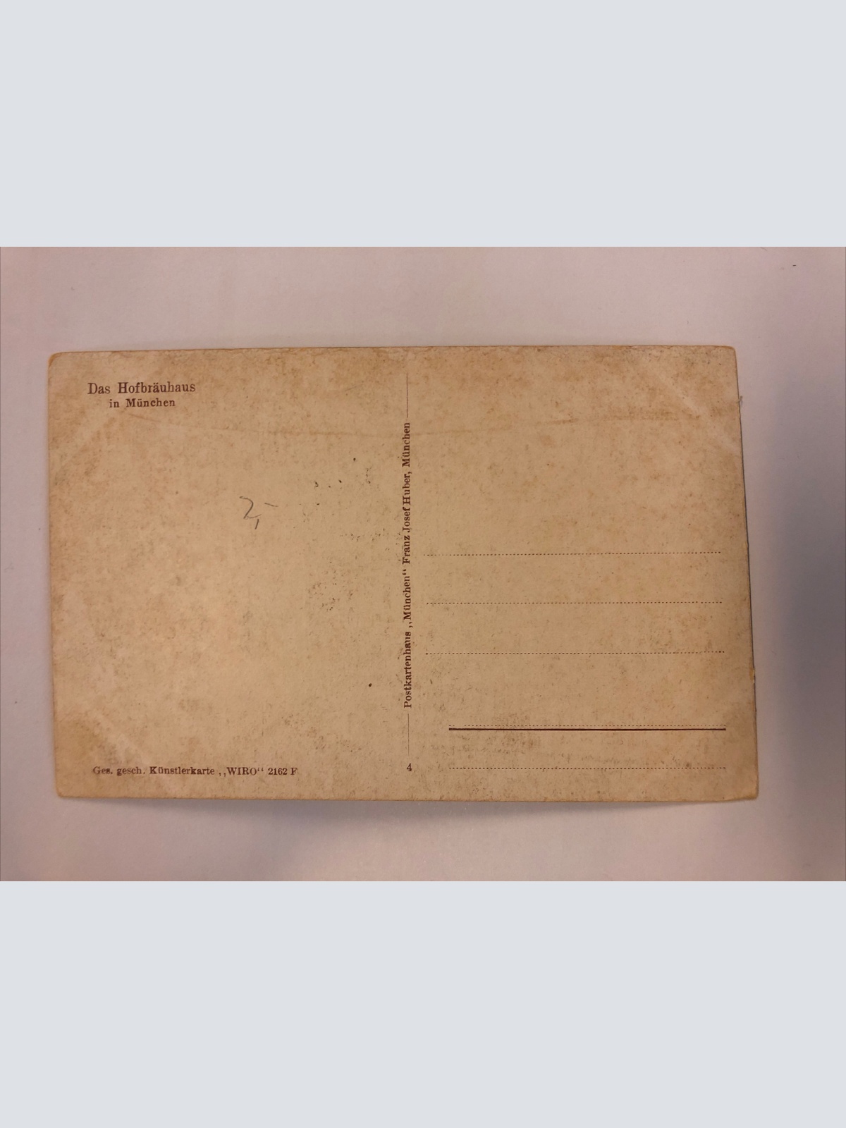 Das Hofbräuhaus in München. 20317