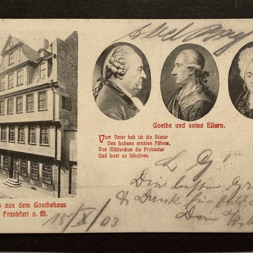 Frankfurt a. Main Goethe und seine Eltern 80253