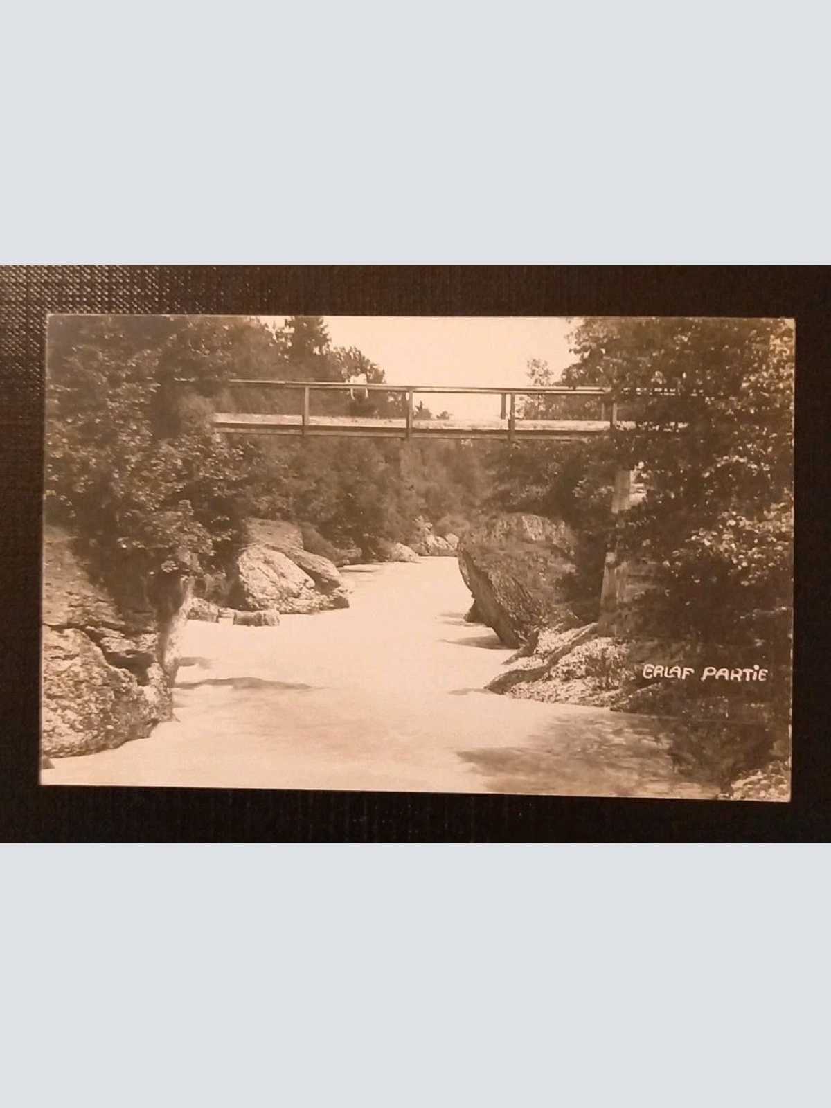 Erlaf Brücke Mit Mann Gr