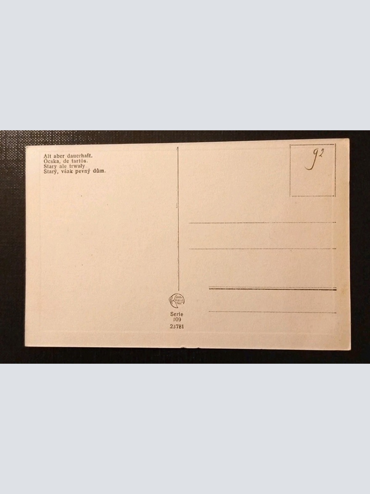 Alt Aber Dauerhaft Frau Mann Mit Karre Kind Gr