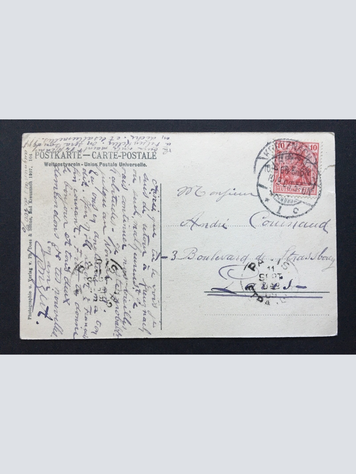 Bad Kreuznach Neue Brücke Stadt Kutsche Rheinland-Pfalz Deutschland 4006511 TH