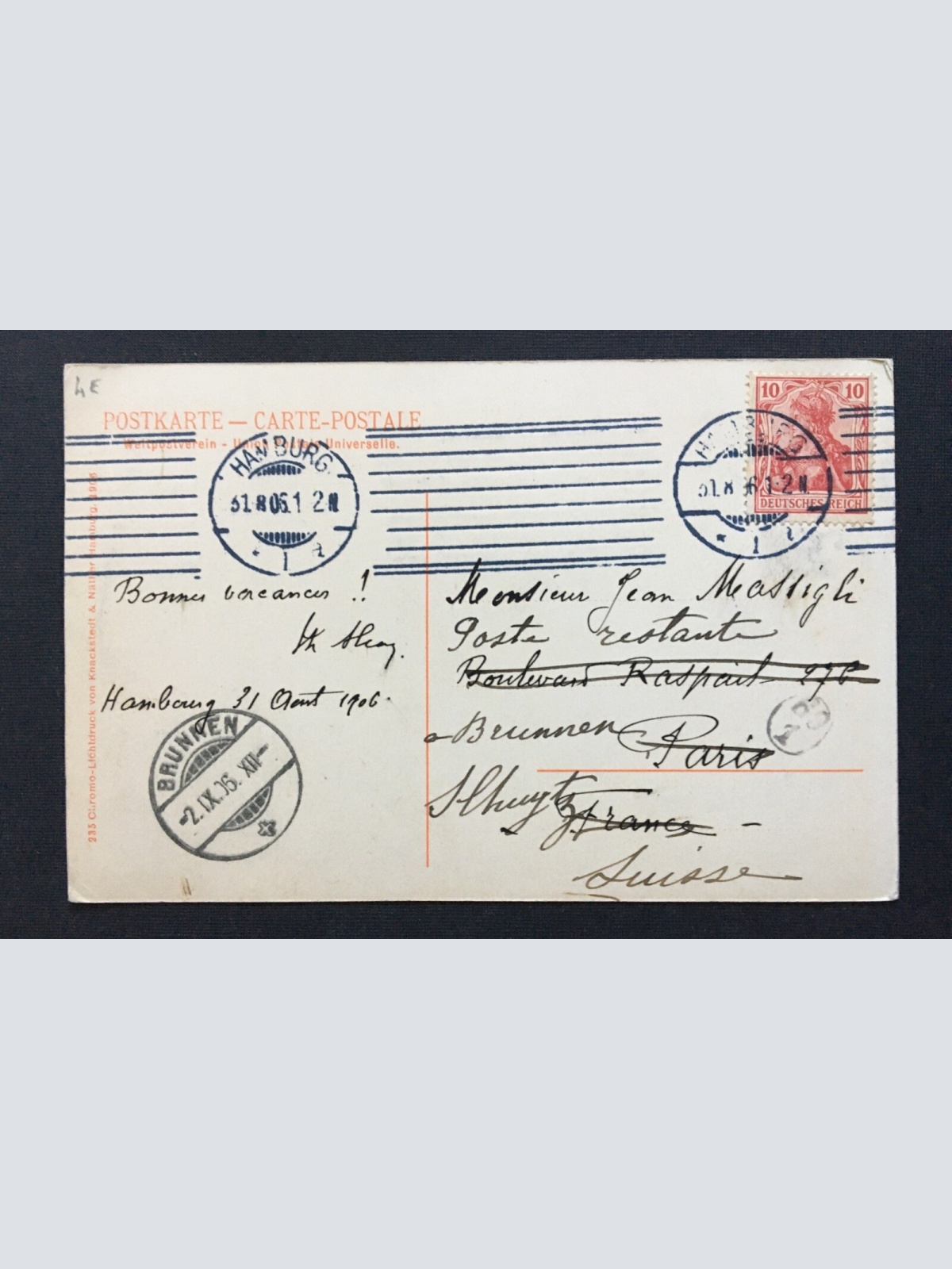 Hamburg Lombardsbrücke Stadt Segelboot Hafen Turm Wald Deutschland 4006801 TH