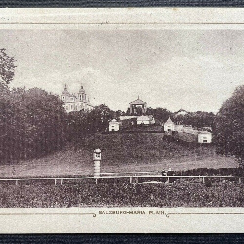 Salzburg Maria Plain Wallfahrtskirche Basilika Berg Wald Österreich 410820 TH