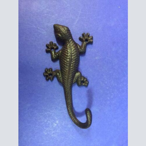 Salamander 18 cm Garderobenhaken Wandkalender Eisen