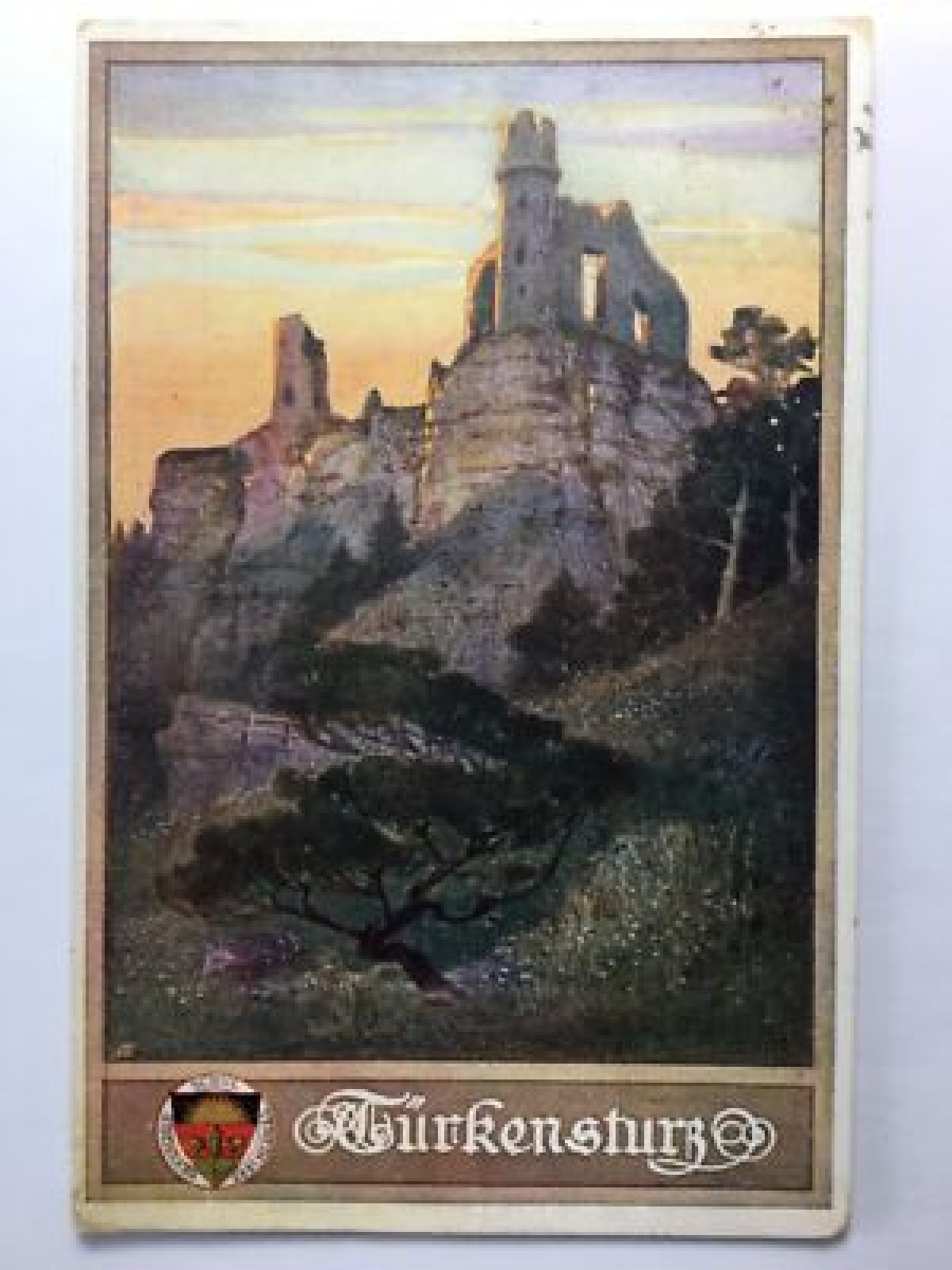 Deutscher Schulverein - Türkensturz - Felswand/Ruine 30121 TH