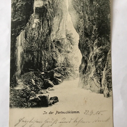 Ak, Partnachklamm, Garmisch Partenkirchen (20000 BW)