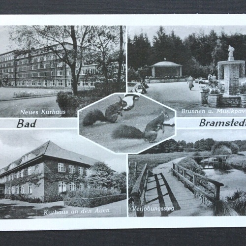 Bad Bramstedt Collage Pavillon Kurhaus Schleswig-Holstein Deutschland 4006621 TH