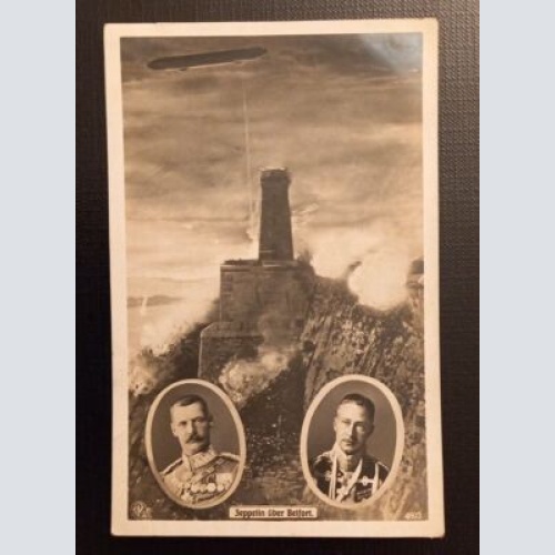 Zeppelin Über Belfort  Luftschiff Kronprinz Rupprecht v. Bayern 650147 Ga SH1