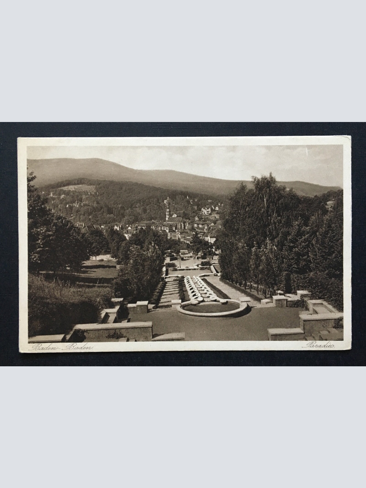 Baden Baden Paradies Kunstanlage Park Baden-Württemberg Deutschland 401251 TH A