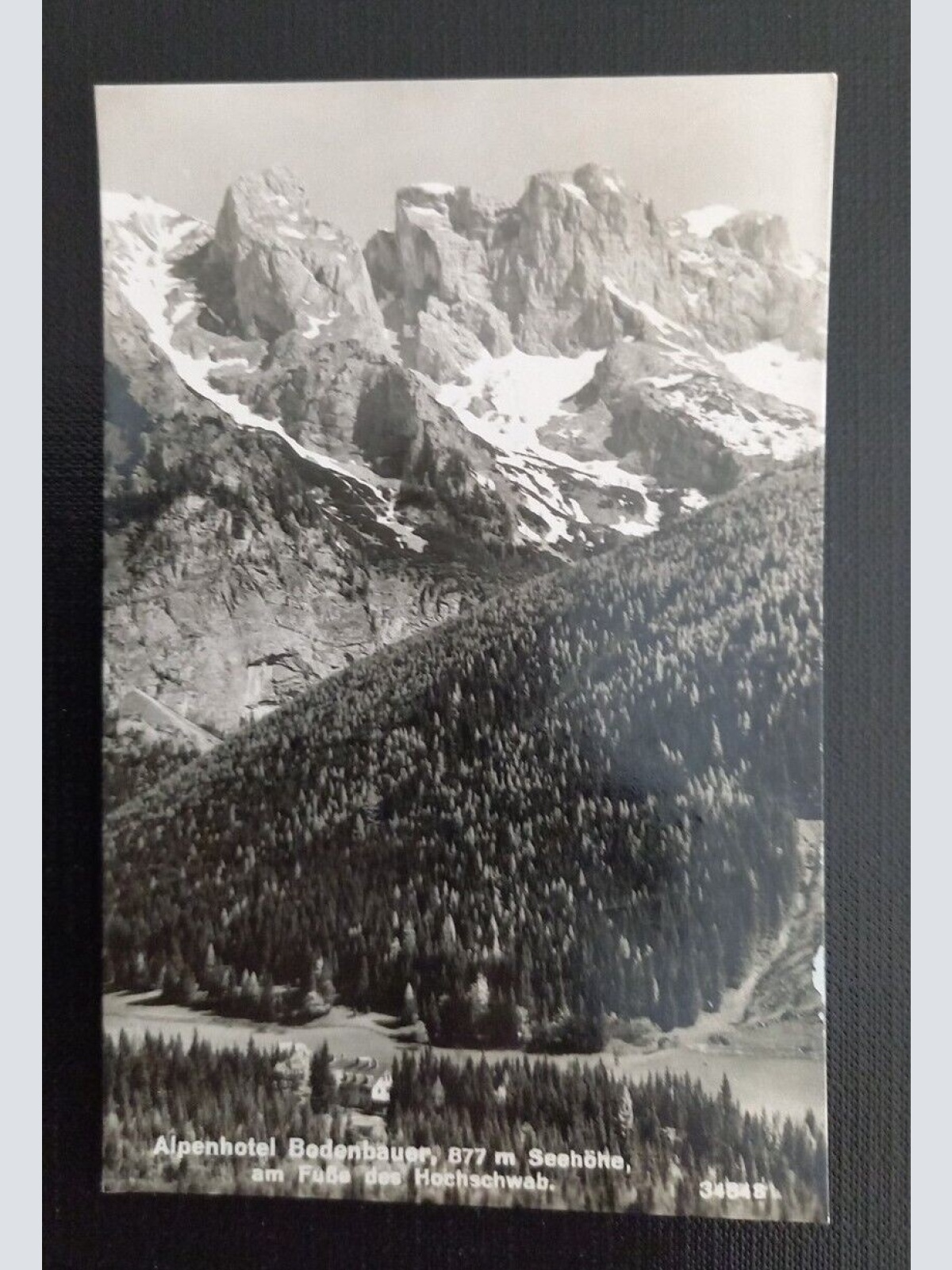 Ansichtskarte Alpenhotel Bodenbauer am Fuße des Hochschwab 650276 Ga E